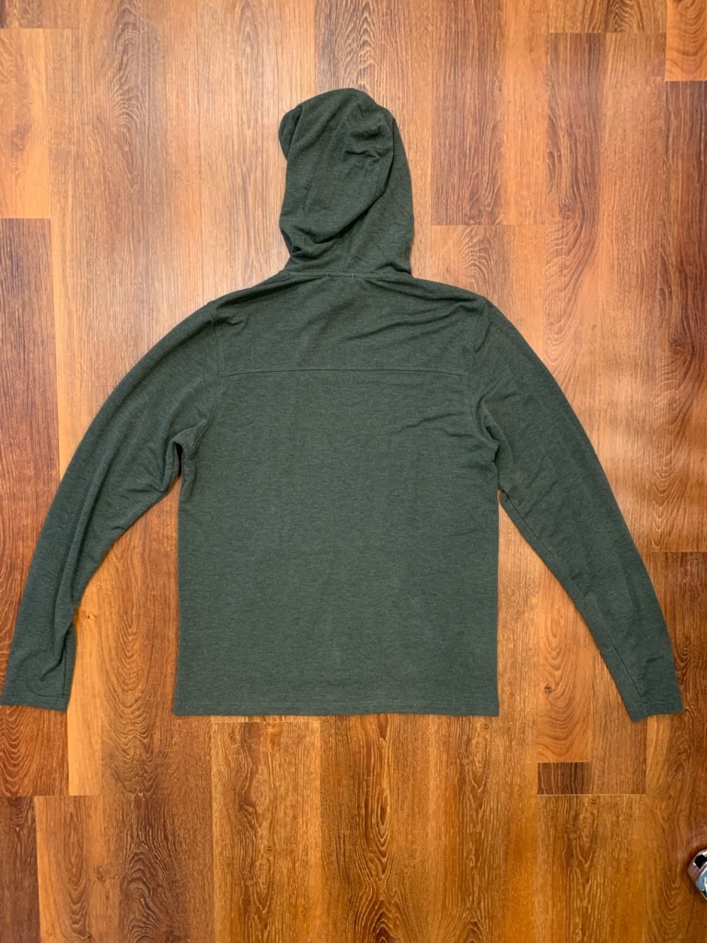 Gerry Men’s Lightweight Hoodie Heather Green EUC Gorpcore Athleisure Activewear - Picture 2 of 11